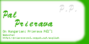 pal prierava business card